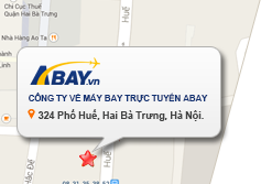Ve may bay Abay - ban do van phong tai Ha Noi