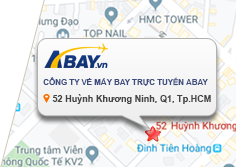 Vé máy bay Abay - bản đồ văn phòng tại Hồ Chí Minh